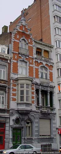 Huis met Vogel uit 1880 LIEGE 1 / LUIK foto