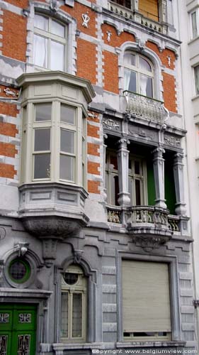 Huis met Vogel uit 1880 LIEGE 1 / LUIK foto