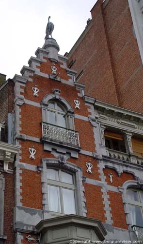 House with Bird from 1880 LIEGE 1 in LIEGE / BELGIUM 