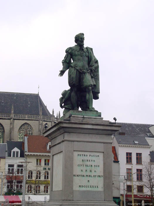 Peter Paul Rubens' statue ANTWERP 1 in ANTWERP / BELGIUM 