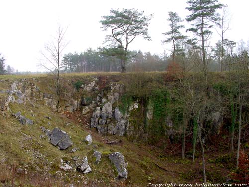 Landscape with pits NISMES in VIROINVAL / BELGIUM 