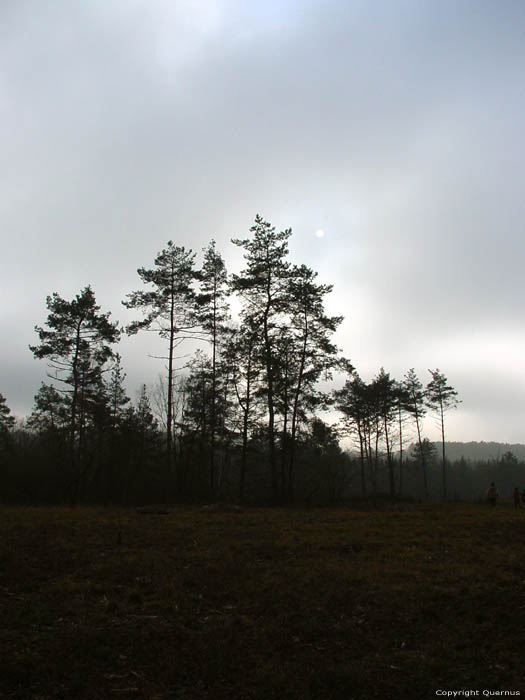 Lune derrire les nuages. NISMES  VIROINVAL / BELGIQUE 