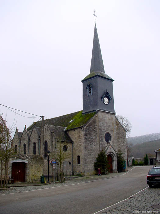 Saint Rufin and Saint Valere 's church Vierves-sur-Viroin in VIROINVAL / BELGIUM 