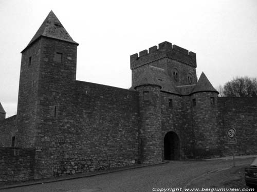 Middeleeuws Feodaal Kasteel THY-LE-CHATEAU in WALCOURT / BELGI 