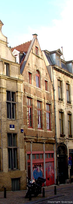 Old house with spoutfassade BRUSSELS-CITY in BRUSSELS / BELGIUM 