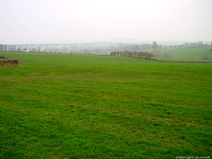 Panorama with bridge (in Moresnet) PLOMBIERES / BELGIUM 