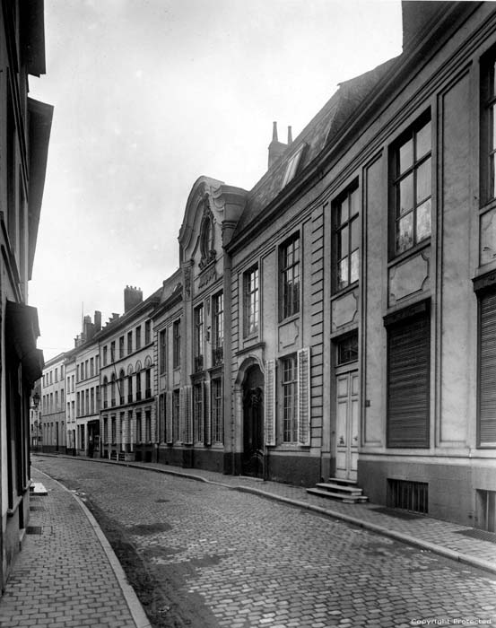 van Goetem's hotel GHENT / BELGIUM Situation auter de 1900