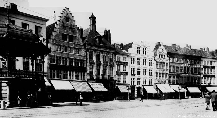 Korenmarkt anno 1900 GHENT / BELGIUM 