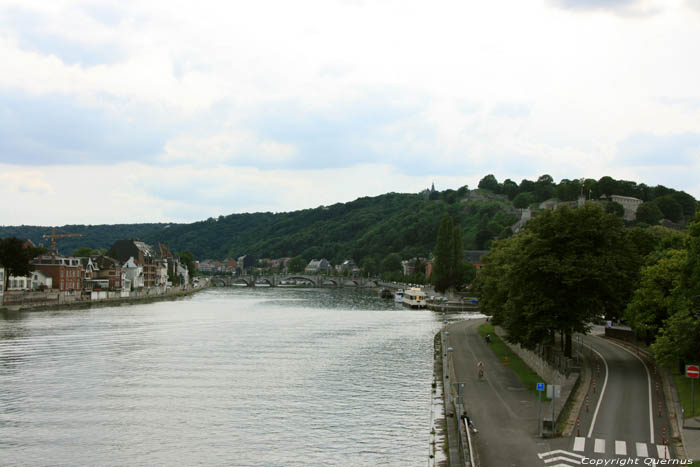 Samenvloeiing Samber en Maas NAMUR in NAMEN / BELGI 