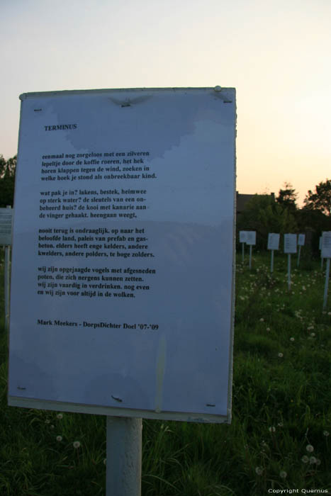 Field full of Poems (in Doel) KIELDRECHT in BEVEREN / BELGIUM Mark Meekers