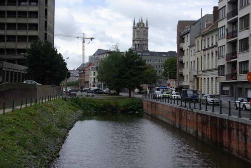 Embouchure Leie dans Escault GAND / BELGIQUE 