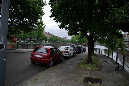 Visserij en Benedenschelde (zicht van op de Van Eyckbruggen) GENT foto 