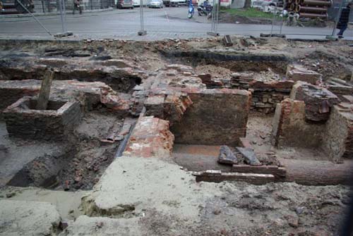 Excavations Emiel Braunplein GHENT picture 