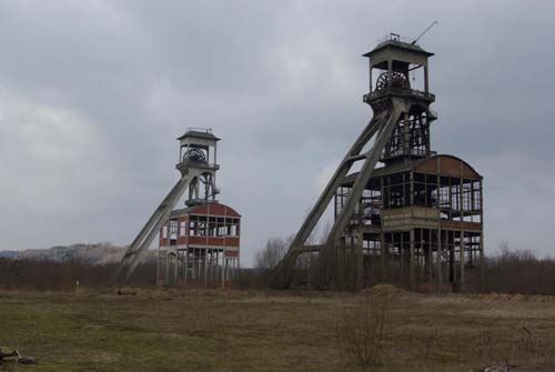 Oude kolenmijn MAASMECHELEN / BELGI 