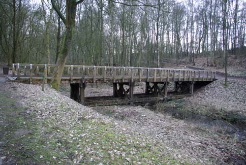 restanten kanaal Ieper-Komen nabij ZILLEBEKE in IEPER / BELGI 