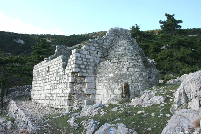 Ruines de chteau-fort Baka / CROATIE 