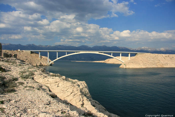 Brug naar Eiland Pag (Paski Most) Pag / KROATI 