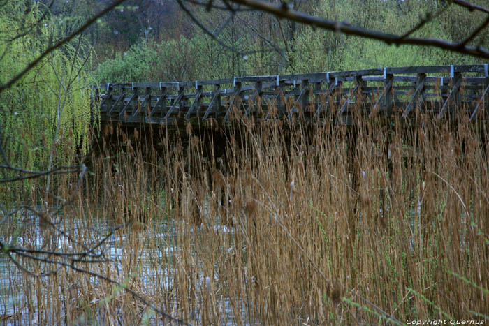 Old wooden Rooms bridge to Belavici Duga Resa / CROATIA 