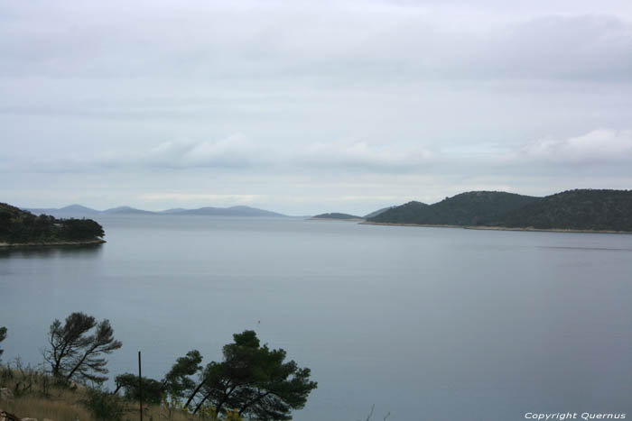 Uitzicht vanuit Grebatica Sibenik / KROATI 