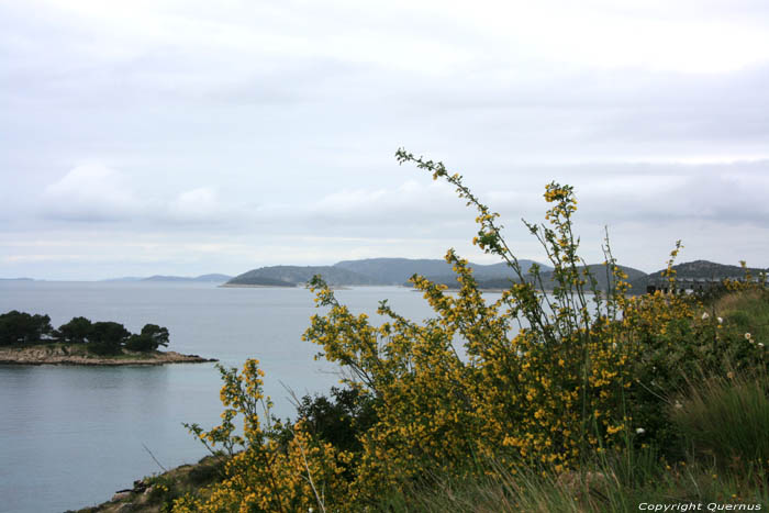 Uitzicht vanuit Grebatica Sibenik / KROATI 