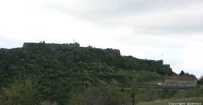 Klis castle fortress ruins Klis / CROATIA 