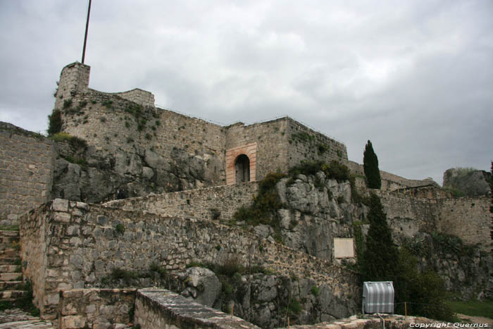 Klis castle fortress ruins Klis / CROATIA 