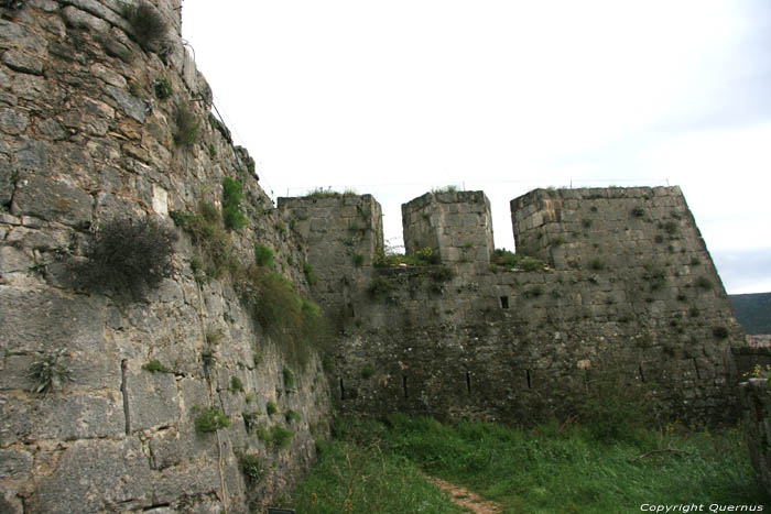 Runes du chteau-fort de Klis Klis / CROATIE 