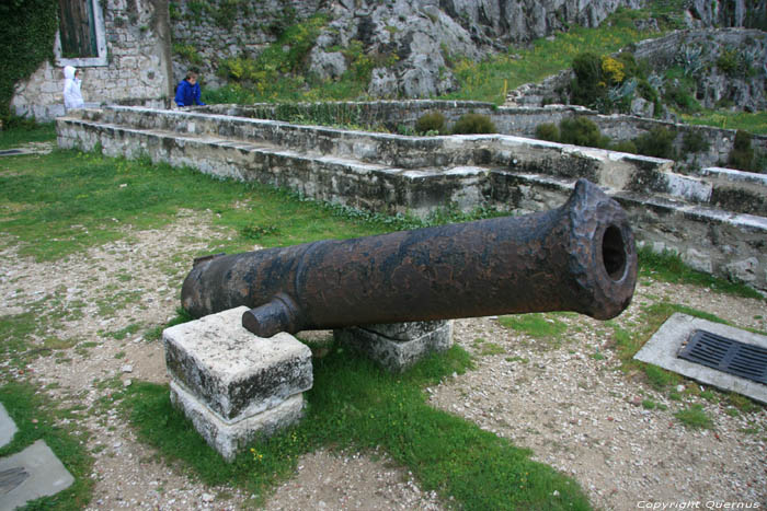 Klis castle fortress ruins Klis / CROATIA 