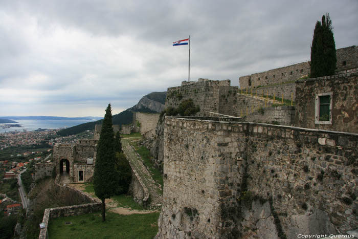 Klis castle fortress ruins Klis / CROATIA 