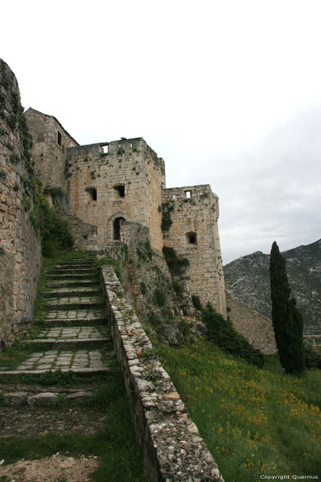 Runes du chteau-fort de Klis Klis / CROATIE 