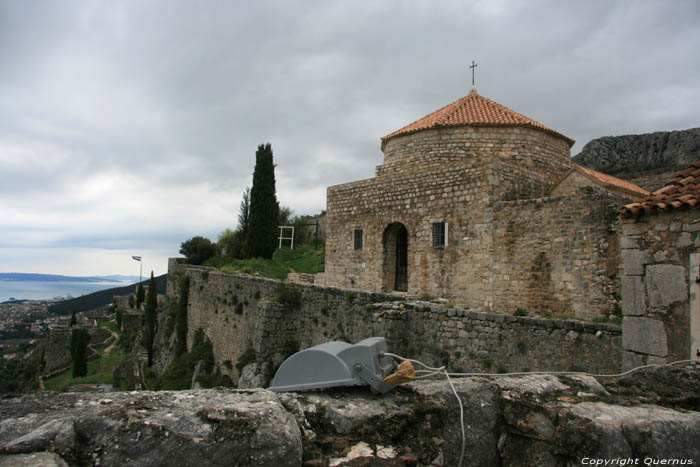 Klis castle fortress ruins Klis / CROATIA 