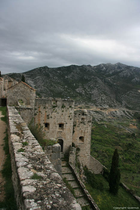 Runes du chteau-fort de Klis Klis / CROATIE 