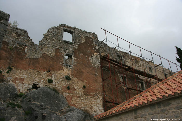 Runes du chteau-fort de Klis Klis / CROATIE 