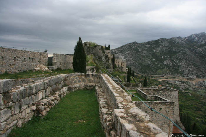 Runes du chteau-fort de Klis Klis / CROATIE 