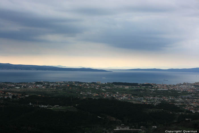 Vue de Klis Klis / CROATIE 