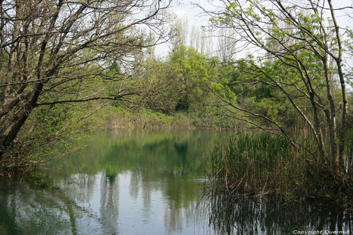 Krka einde van meer Skradin / KROATI 