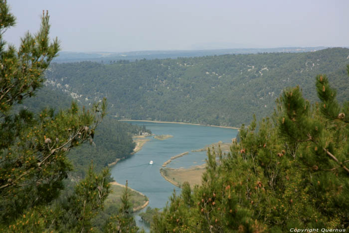 krka view on the Valley Skradin / CROATIA 