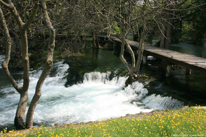 Krka watervallen Skradin / KROATI 