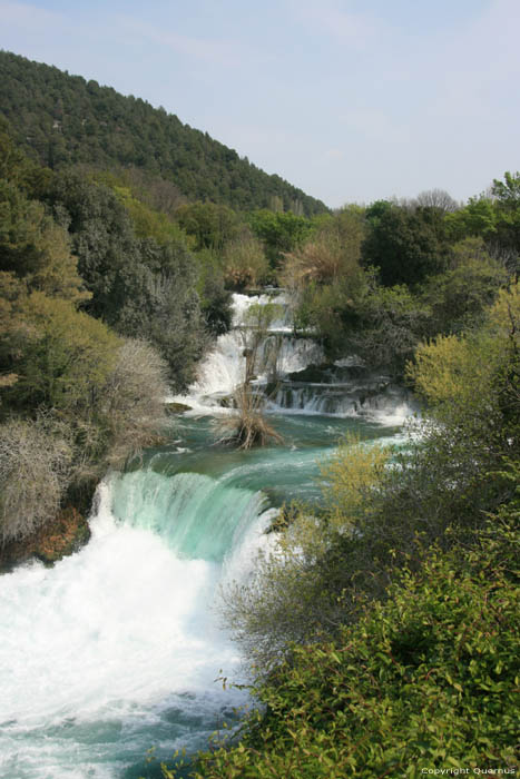 Krka watervallen Skradin / KROATI 