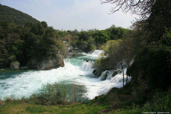 Krka watervallen Skradin / KROATI 