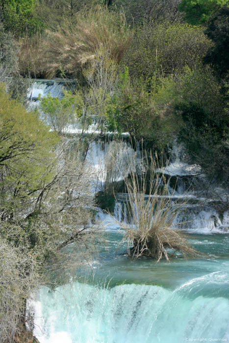 Krka watervallen Skradin / KROATI 