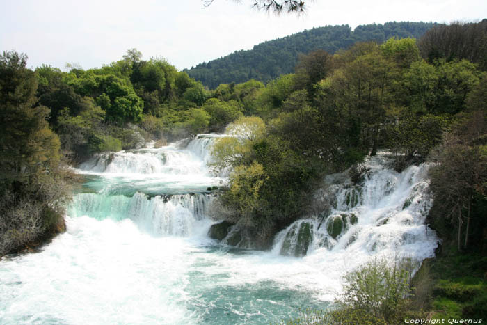 Krka watervallen Skradin / KROATI 