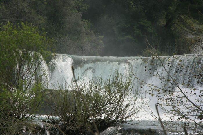 Krka watervallen Skradin / KROATI 