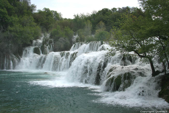 Krka watervallen Skradin / KROATI 
