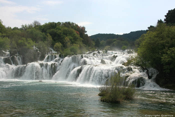 Krka watervallen Skradin / KROATI 