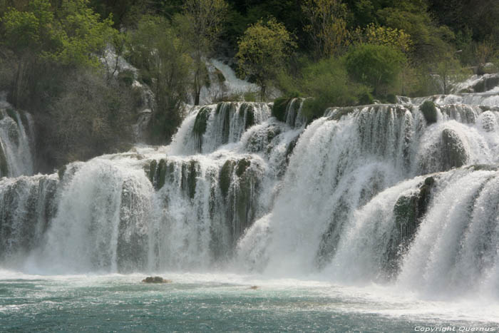 Krka watervallen Skradin / KROATI 