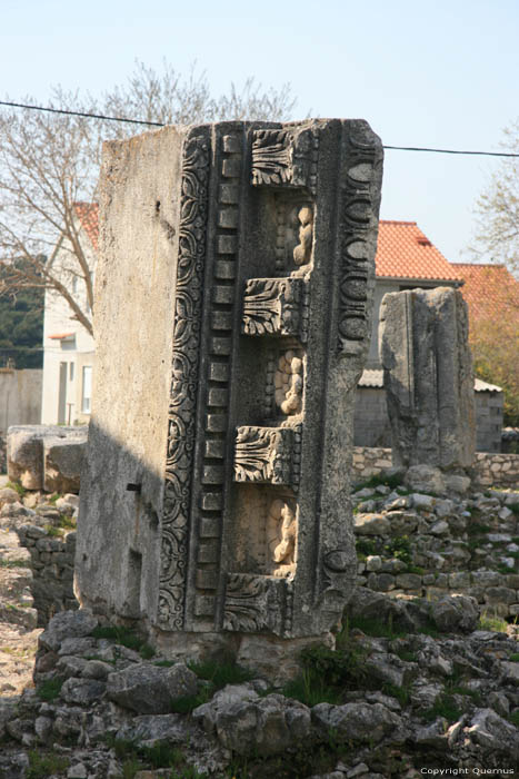 Ruins of Roman Temple Nin / CROATIA 