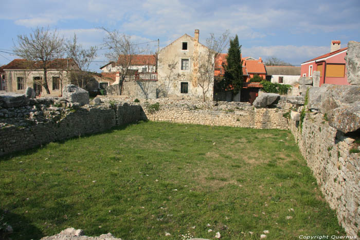 Ruins of Roman Temple Nin / CROATIA 