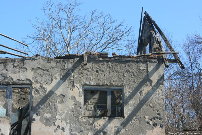 War Damage (close to Trić Tounjski) Tounj / CROATIA 