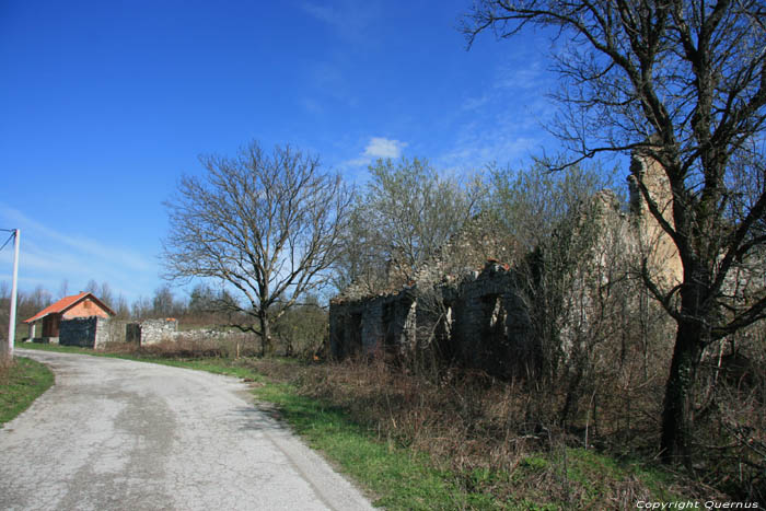 War Damage (close to Trić Tounjski) Tounj / CROATIA 